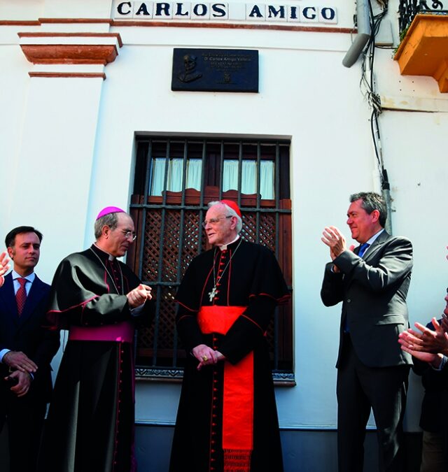 Inauguración de la calle del Cardenal amigo Vallejo
