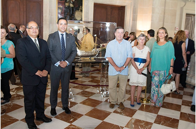 Exposición de la carabela ‘Santa María’ en el Archivo de Indias.