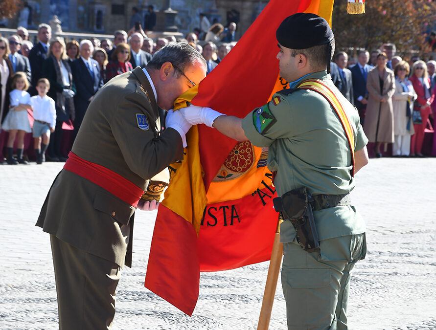Acto militar de despedida del Teniente General de la Fuerza Terrestre